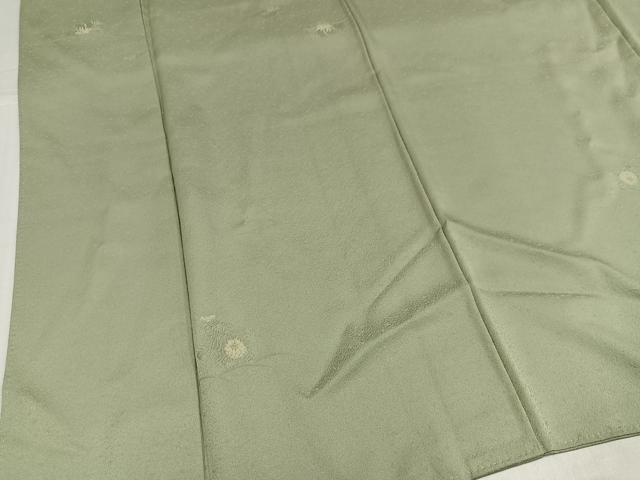 平和屋着物●本加賀友禅作家　柿本市郎監修　小紋　草花文　正絹　逸品　AABK3311ph