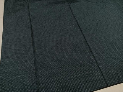 平和屋着物●男性　紬　格子　正絹　逸品　AABK3316ph