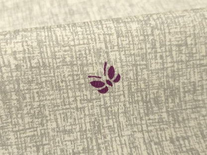 平和屋着物●上質な小紋　舞蝶文　正絹　逸品　AABK3321ck