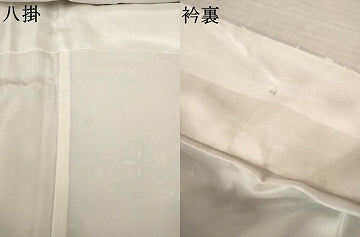 平和屋着物●上質な小紋　花唐草文　正絹　逸品　AABK3322ck