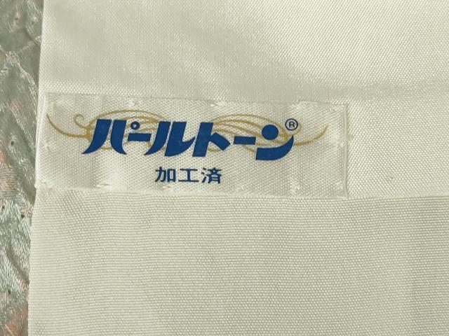 平和屋着物●訪問着　杢目絞り　草花文　正絹　逸品　AABK3331ck