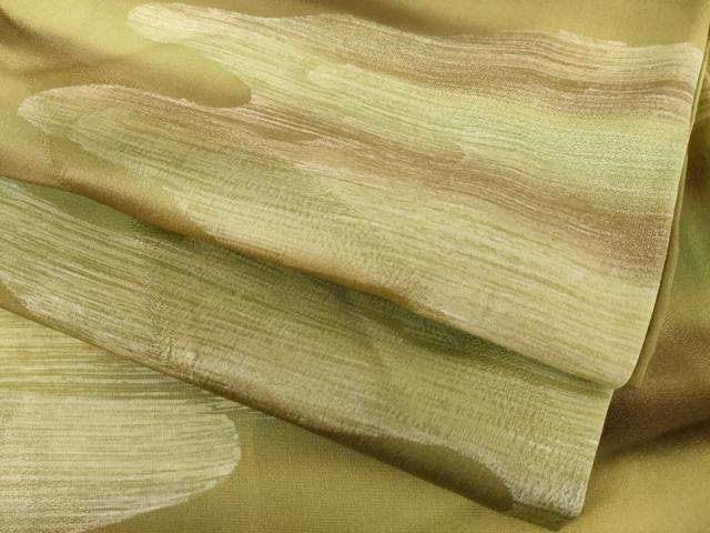 平和屋着物●上質な小紋　雲重ね文　正絹　逸品　AABK3333ck