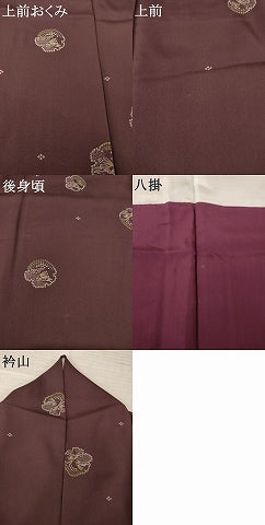 平和屋着物●上質な小紋　跳び兎　正絹　逸品　AABK3339ck