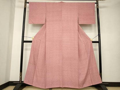 平和屋着物●江戸小紋　南天文　正絹　逸品　AABK3342ck