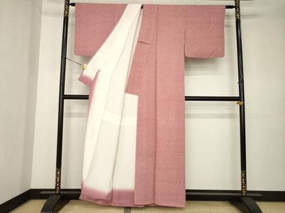 平和屋着物●江戸小紋　南天文　正絹　逸品　AABK3342ck
