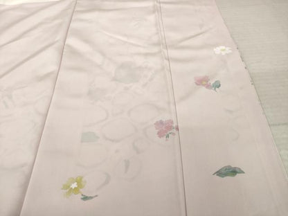 平和屋着物●訪問着　石畳花文　正絹　逸品　AABK3349ck