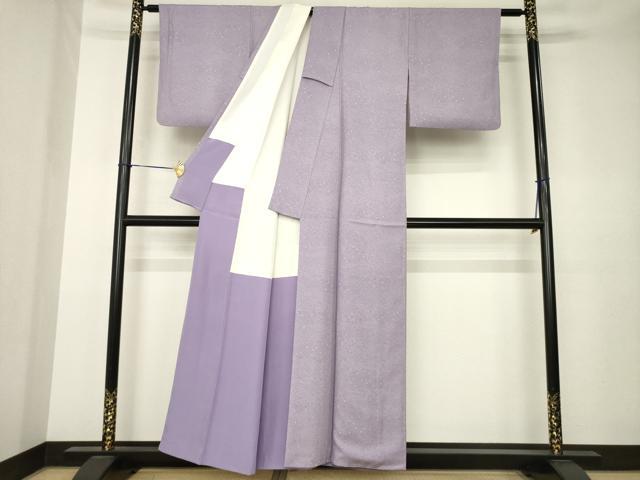平和屋着物●江戸小紋　寄せ小紋柄　正絹　逸品　AABK3352ck