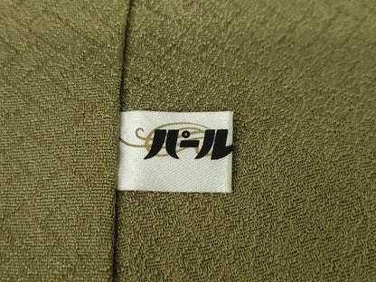 平和屋着物●訪問着　絞り　立波文　金彩　正絹　逸品　AABK3366ck