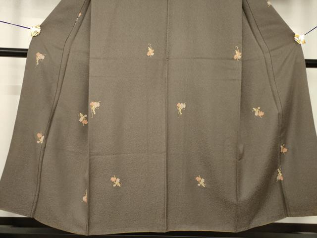 平和屋着物▼上質な小紋　葡萄蔦草文　金彩　正絹　逸品　AABK3378ck