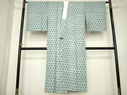 平和屋着物●長襦袢　袷　絞り　菱文　正絹　逸品　AABK3387ck