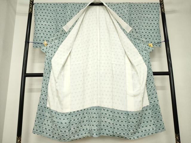 平和屋着物●長襦袢　袷　絞り　菱文　正絹　逸品　AABK3387ck