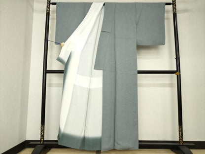 平和屋着物●江戸小紋　鮫小紋柄　正絹　逸品　AABK3394ck