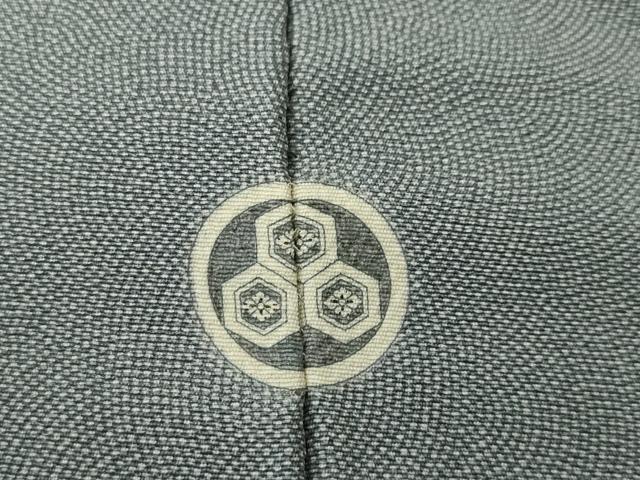 平和屋着物●江戸小紋　鮫小紋柄　正絹　逸品　AABK3394ck