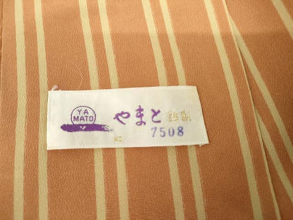 平和屋着物●豪華振袖　枝垂れ桜文　暈し染め　金彩　やまと誂製　正絹　逸品　AABK3418cs