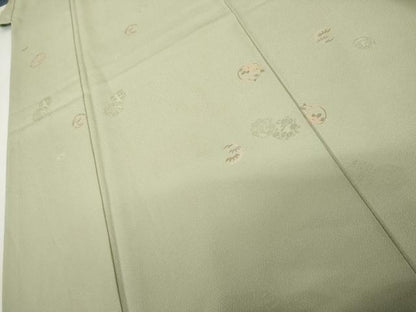 平和屋着物●上質な小紋 花丸文 正絹 逸品 AABK3420cs