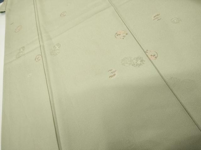 平和屋着物●上質な小紋 花丸文 正絹 逸品 AABK3420cs