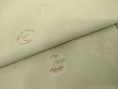 平和屋着物●上質な小紋 花丸文 正絹 逸品 AABK3420cs