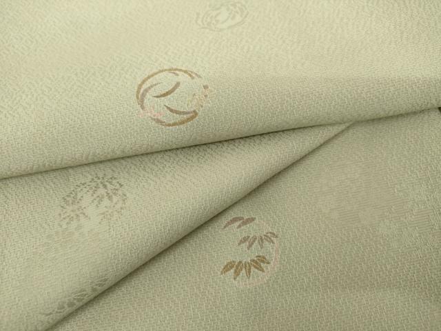 平和屋着物●上質な小紋 花丸文 正絹 逸品 AABK3420cs