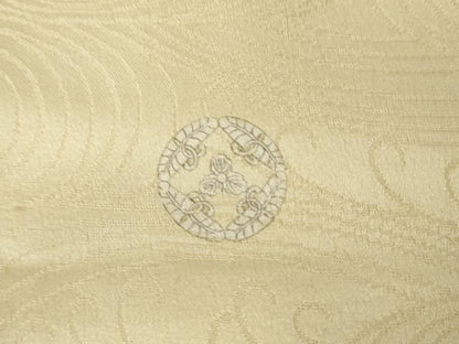 平和屋着物●訪問着　手描き　藤花房　暈し染め　金彩　正絹　逸品　AABK3422cs