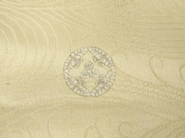 平和屋着物●訪問着　手描き　藤花房　暈し染め　金彩　正絹　逸品　AABK3422cs
