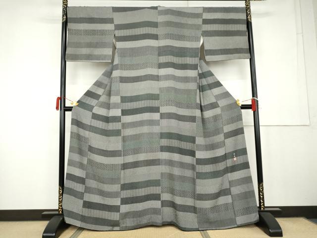 平和屋着物●小倉俊成　江戸小紋　百柄　正絹　逸品　AABK3423cs