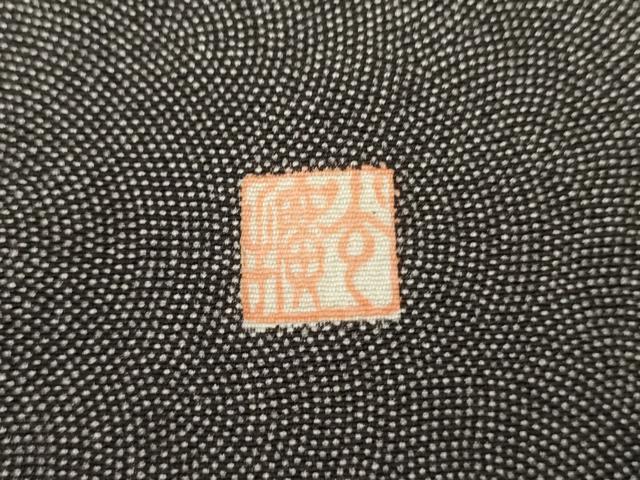 平和屋着物●伝統工芸師　服部光擴　戸小紋　訪問着　鮫小紋柄　京風景文　黒地　やまと誂製　正絹　逸品　AABK3425cs