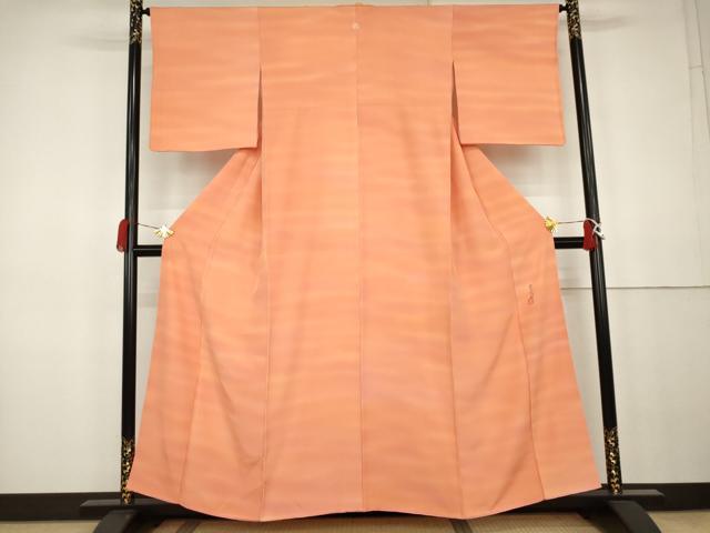 平和屋着物●虹色創家　本郷大田子　小紋　霞文　暈し染め　正絹　逸品　AABK3434cs