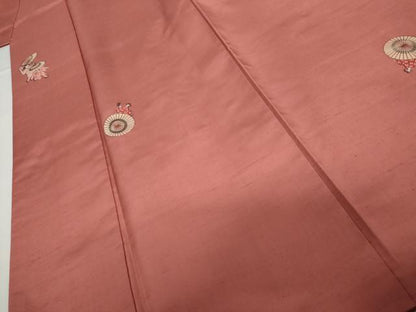 平和屋着物●京の名門・菱屋六右ェ門　紬　童子　番傘　正絹　逸品　AABK3454cs