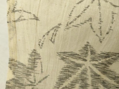 平和屋着物＊夏物　本場小千谷ちぢみ　楓　麻　逸品　AABK3459cs
