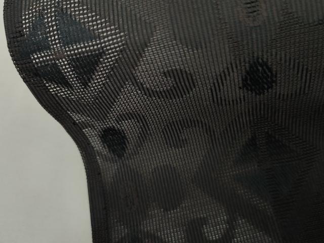 平和屋着物＊夏物　小紋　紗　幾何学菱文　正絹　逸品　AABK3461cs