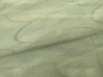 平和屋着物＊夏物　小紋　流水紋紗　正絹　逸品　AABK3462cs