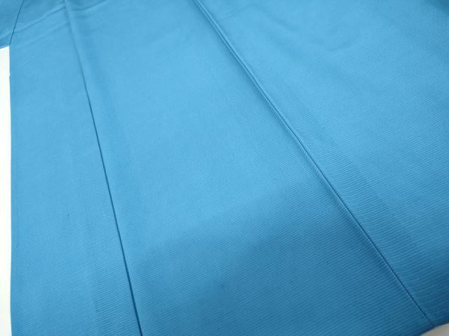 平和屋着物＊夏物　色無地　絽　天色　正絹　逸品　AABK3467cs
