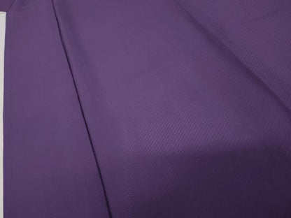 平和屋着物＊上質な色無地　霞紋紗　桑の実色　正絹　逸品　AABK3468cs