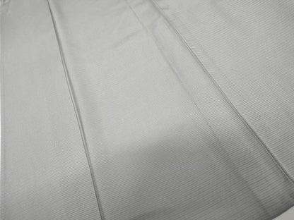 平和屋着物＊上質な色無地　絽　灰青色　正絹　逸品　AABK3469cs