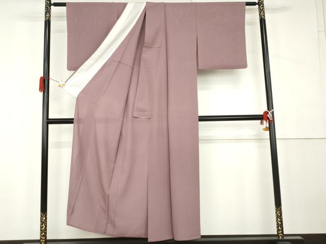 平和屋着物＊上質な色無地　絽　石竹色　正絹　逸品　AABK3470cs