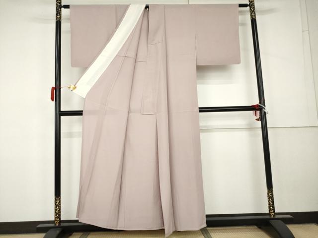 平和屋着物＊夏物　色無地　絽　石竹色　正絹　逸品　AABK3473cs