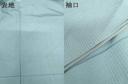 平和屋着物＊夏物　色無地　絽　秘色色　正絹　逸品　AABK3483cs