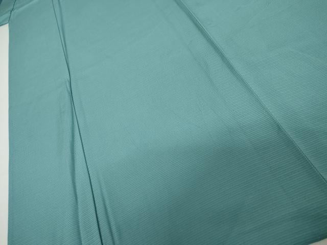平和屋着物＊夏物　色無地　絽　新橋色　正絹　逸品　AABK3485cs