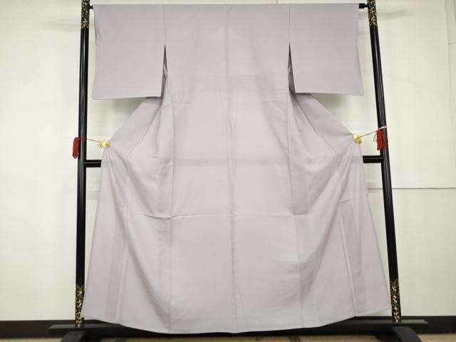 平和屋着物＊夏物　色無地　絽　藤色　正絹　逸品　AABK3486cs