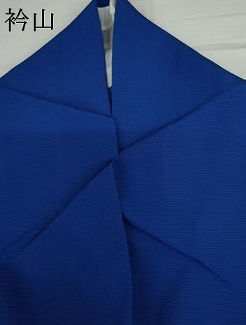 平和屋着物＊夏物　色無地　絽　瑠璃色　正絹　逸品　AABK3487cs