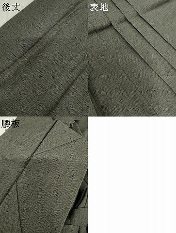 平和屋着物＊夏物　男性　行灯袴　霞文　正絹　逸品　AABK3489cs