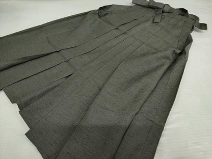 平和屋着物＊夏物　男性　行灯袴　霞文　正絹　逸品　AABK3489cs