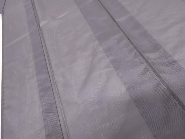 平和屋着物＊夏物　色無地　絽　紫苑色　洗える着物　AABK3504cs