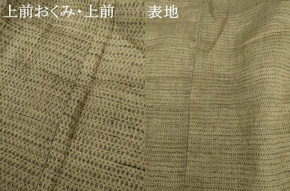 平和屋着物＊夏物　男性　小紋　紗　格子　AABK3514cs