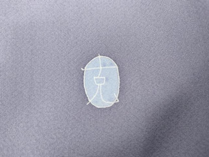 平和屋着物●本加賀友禅作家　南克治　訪問着　枝花文　正絹　逸品　AABK3525cs
