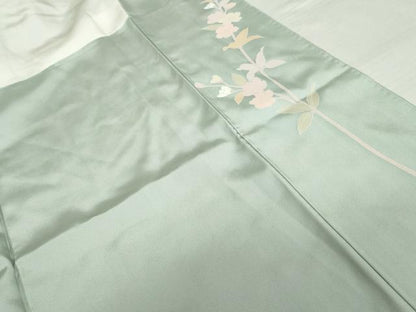 平和屋着物●訪問着　友禅　作家物　枝花文　暈し染め　正絹　逸品　AABK3532cs