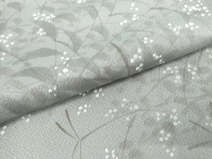 平和屋着物●訪問着　手描き　草花文　正絹　逸品　AABK3545cs