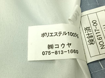 平和屋着物▽小紋　単衣　流水文　洗える着物　AABK3598jh