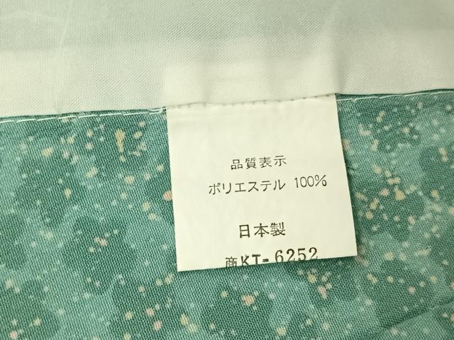 平和屋着物▽小紋　単衣　舞葉文　洗える着物　AABK3600jh