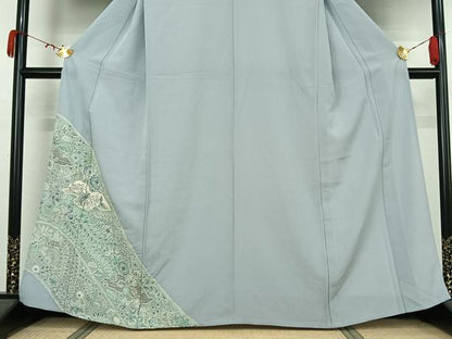 平和屋着物▽訪問着　単衣　辻が花　手描き　絞り　正絹　逸品　AABK3608jh